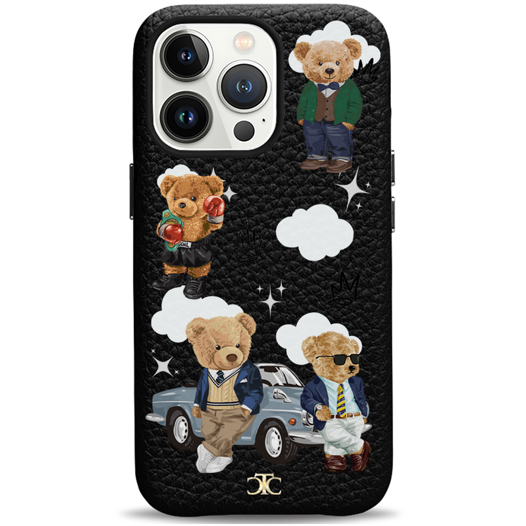 Teddy Bear Case Add your name or initials Personalised Phone Case